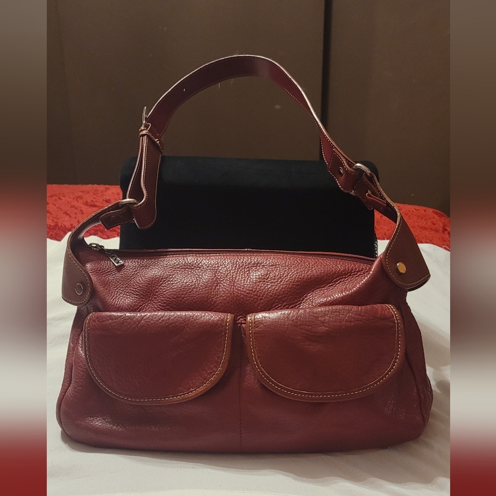 SOLD  Maxx New York leather bag.